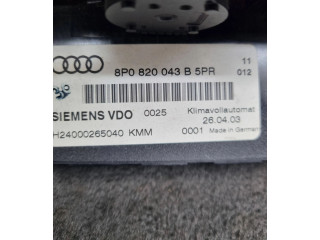 Блок управления климат-контролем 8P0820043B, 8P0820043B5PR Audi A3 S3 A3 Sportback 8P