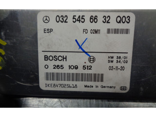 Блок управления АБС 0325456632, 0265109512   Mercedes-Benz E W211