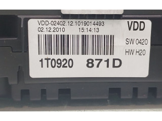 Панель приборов 1T0920871D, A2C53412046   Volkswagen Touran II       
