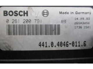 Блок управления двигателя 441040460116, 0261200791   Skoda Favorit (781)