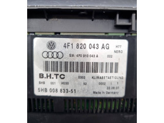 Блок управления климат-контролем 4F1820043AG, 4F0910043A Audi A6 S6 C6 4F