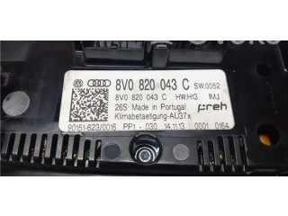 Блок управления климат-контролем 8V0820043C Audi A3 S3 8V