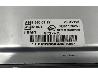 Блок управления двигателя A6655400132 SsangYong Rexton
