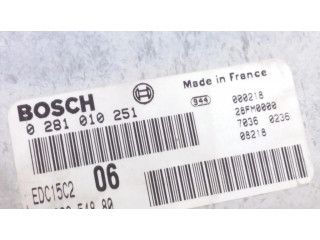 Блок управления двигателя 9636254880, 0281010251 Citroen Xantia