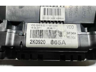 Панель приборов 2K0920865A Volkswagen Caddy
