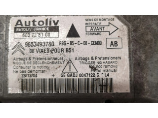 Блок подушек безопасности 9653493780, 603726100   Citroen C4 I
