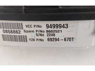 Панель приборов 9499943, 8602521   Volvo XC90       
