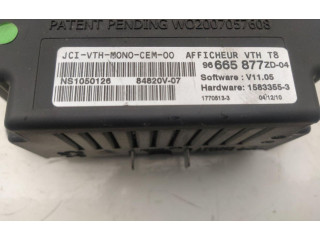 Экран/ дисплей / маленький экран 96665877   Peugeot 3008 I