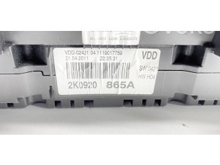 Панель приборов 2K0920865A   Volkswagen Caddy       