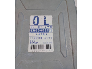 Блок управления двигателя 33920-80GE, 080GA Suzuki Ignis