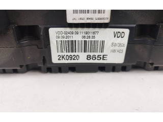 Přístrojová deska  Volkswagen Caddy 2011 2K0920865E, 1119011677  