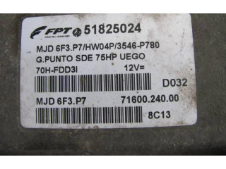 Řídící jednotka 51825024, MJD6F3.P7   Fiat Punto (199) 2007