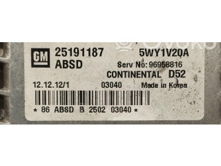 Комплект блоков управления 25191187, 25191187   Chevrolet Spark