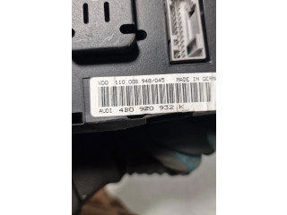 Спидометр (приборный щиток)  4B0920932K, 110008948045   Audi A6 S6 C5 4B 