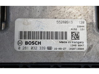 Блок управления двигателя 55280913, 0281032339   Fiat 500L