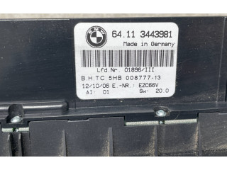 Блок управления климат-контролем 3443981, 01896LLT   BMW X3 E83