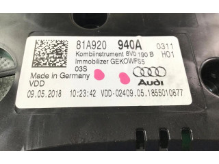 Панель приборов 81A920940A Audi Q2 -