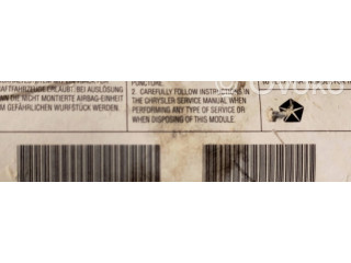 Подушка безопасности пассажира P55115945AD, TEZPM3139L0222 Jeep Grand Cherokee (WJ)