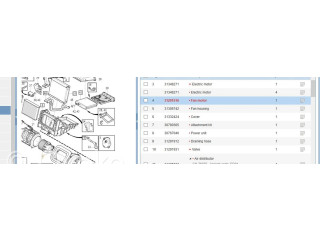 Вентилятор печки 31291516 Volvo S60