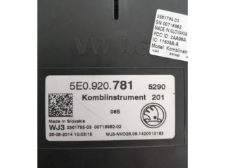 Панель приборов 5E09207815290, 5E09207815290 Skoda Octavia Mk2 (1Z)