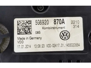 Панель приборов 5G6920870A, 5G6920870A Volkswagen Golf VII