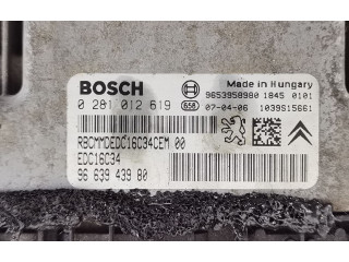 Řídící jednotka 9663943980, 0281012619   Citroen Berlingo 2007