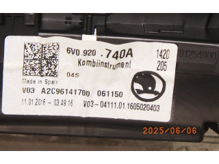 Панель приборов 6V0920740A Skoda Fabia Mk3 (NJ)