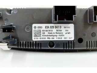 Блок управления климат-контролем 83A820047D   Audi A1