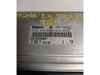 Блок управления двигателя 46765080, 0281010342   Fiat Marea