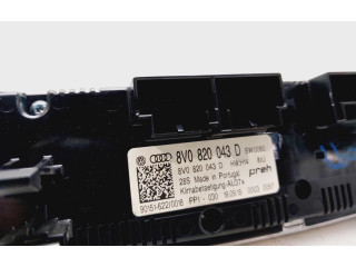 Блок управления климат-контролем 8V0820043D   Audi A3 S3 A3 Sportback 8P