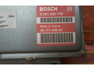 Блок управления двигателя 0261200778, 9617149880   Peugeot 306