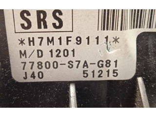 Подушка безопасности водителя 77800S7AG81 Honda Stream