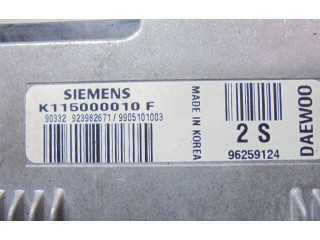 Блок управления двигателем Блок управления 96259124, 96259124   Chevrolet Matiz