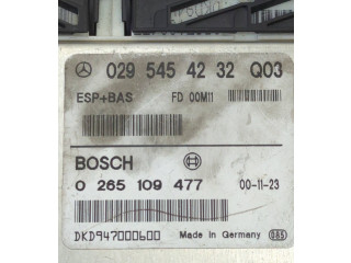 Блок управления АБС 0295454232Q03, 0265109477   Mercedes-Benz A W168