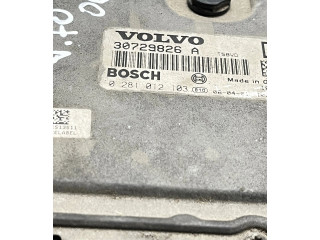 Блок управления двигателя 30729826A, 0281012103   Volvo V70