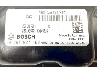 Блок управления двигателя 237106560S, 0281037163 Dacia Lodgy