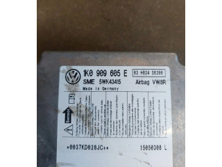 Блок подушек безопасности 1K0909605E, 5WK43415 Volkswagen Jetta V