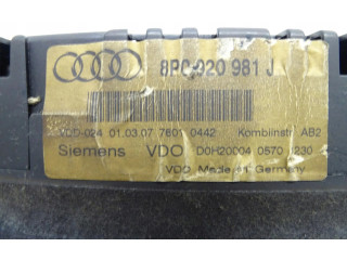 Панель приборов Audi A3 S3 A3 Sportback 8P
