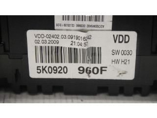 Панель приборов 5K0920960F Volkswagen Golf VI
