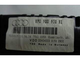 Панель приборов 8P0920930NX, 8P0920930NX   Audi A3 S3 8P       