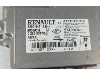 Блок подушек безопасности 8200645158, 0285001958   Renault Clio III