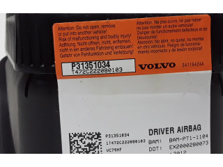 Подушка безопасности водителя 31351034, P31351034   Volvo V70