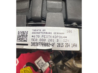 Подушка безопасности водителя 5E0880201B, 20152541494 Skoda Octavia Mk3 (5E)