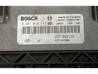 Блок управления двигателя 237102213R, 0281019147 Dacia Dokker