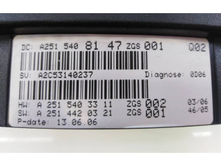 Панель приборов A2515408147, E3-A1-29-1   Mercedes-Benz R W251       