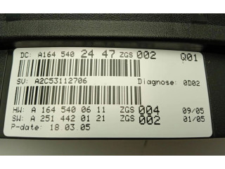 Панель приборов A1645402447   Mercedes-Benz ML W164       