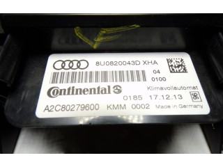 Блок управления климат-контролем 8U0820043DXHA, 8U0820043D Audi Q3 8U