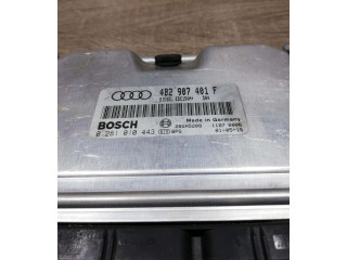Блок управления двигателем Блок управления 4b2907401f, 0281010443 Audi A6 S6 C5 4B