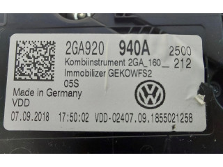 Přístrojová deska Volkswagen T-Roc 2021 2GA920940A