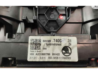 Панель приборов 6V0920740C Skoda Fabia Mk3 (NJ)
